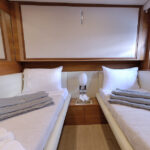 FUNSEA - One of the two identical Twins Cabins (portside) with pullman bed
