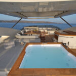 FUNSEA-sundeck with jacuzzi, bar & hardtop with electricially retractable canvas roof