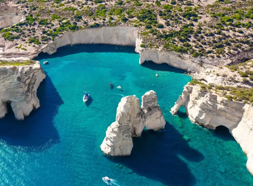 The Best Beaches and Hidden Coves in Greece, Accessible Only by Luxury Yacht